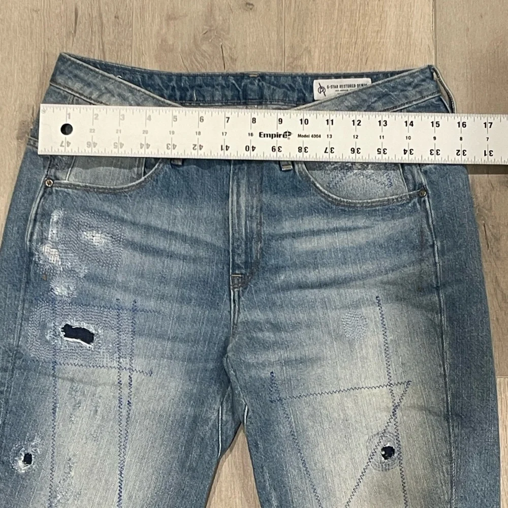 G-Star Raw Arc 3D Low Boyfriend Denim Light Aged Restored size 25/30